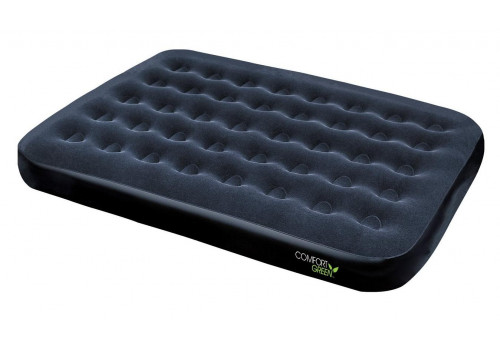 67380 Bestway Надувной матрас Comfort Green Flocked Air Bed(Double) 191х137х22 см