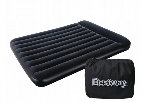 67464 Bestway Надувной матрас Aerolax Air Bed(Queen) 203х152х30 см со встроенным насосом