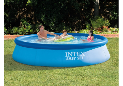 Intex 28143 Надувной бассейн с надувным верхним кольцом 396х84см